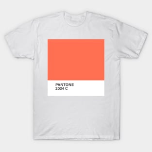 pantone, 2024c, orange, color, 2024 T-Shirt